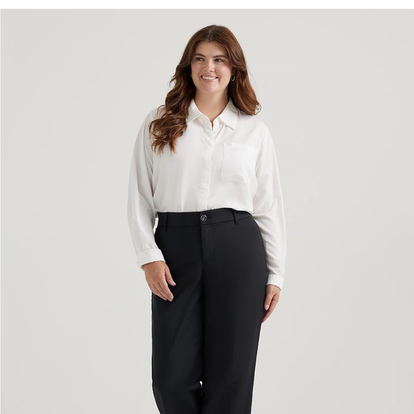 BNWT - WOMEN'S ULTRA LUX WITH FLEX MOTION REGULAR FIT TROUSER PANT (PLUS) - Picture 3 of 7